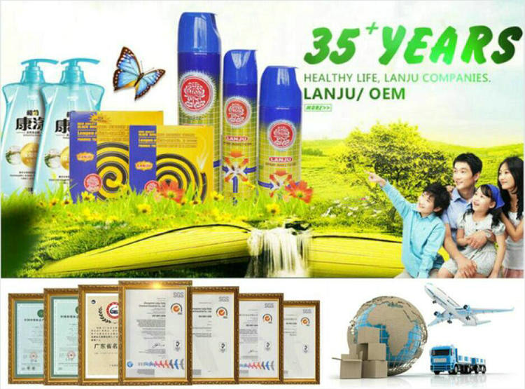 Oversea Agency of LANJU Mosquito Coil Laundry Powder Export Agent
