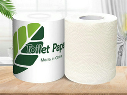 Factory Supply Bathroom Soft Standard Roll Toilet Tissue Paper Embossed WC Tissue Paper Rolls