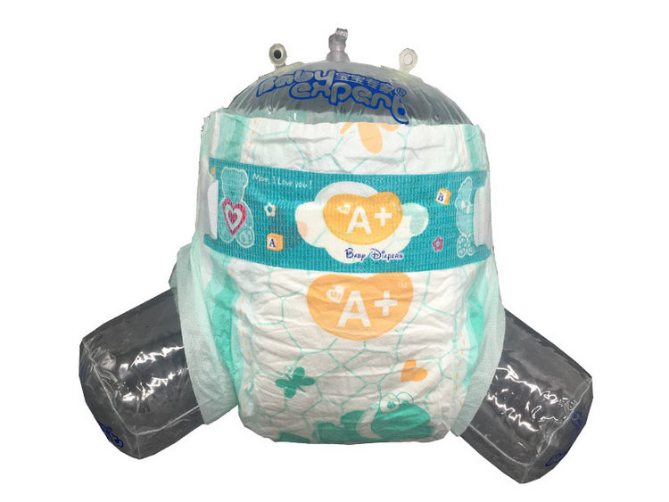 FDA CE Certified Disposable Baby Diaper OEM Brand LOGO Baby Nappy