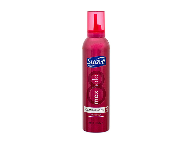 SUAVE STYLING AID MAX HOLD MOUSSE 9 OZ