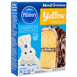 PILLSBURY CAKE MIX 15.25 OZ YELLOW