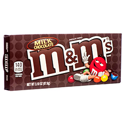 M&M'S MILK CHOCO BOX 3.1 OZ